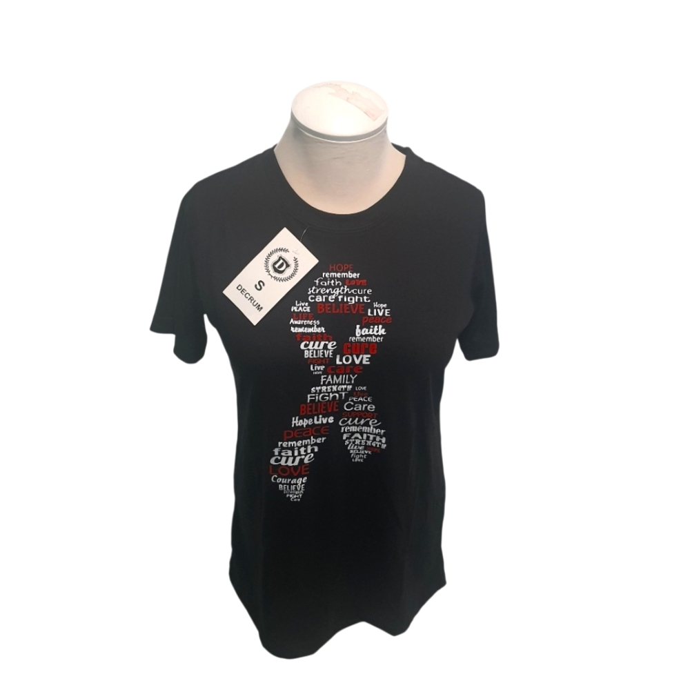 Black Graphic Short Sleeve Tee